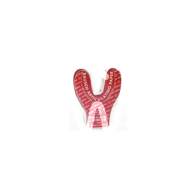 Papier occlusion rouge bk 18 pa articulation bausch