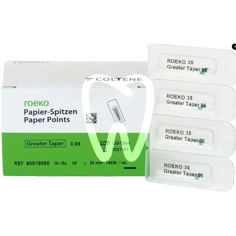 Papierspitzen greater tp. cp 0.06 #35 pa endodontie roeko