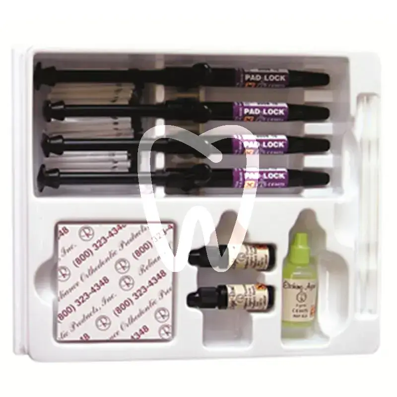 Pâte light bond en seringues kit composites et accessoires reliance