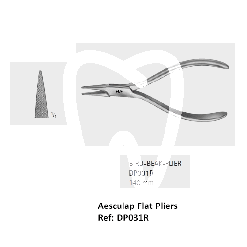 Pince plate dp031 pcs instruments aesculap