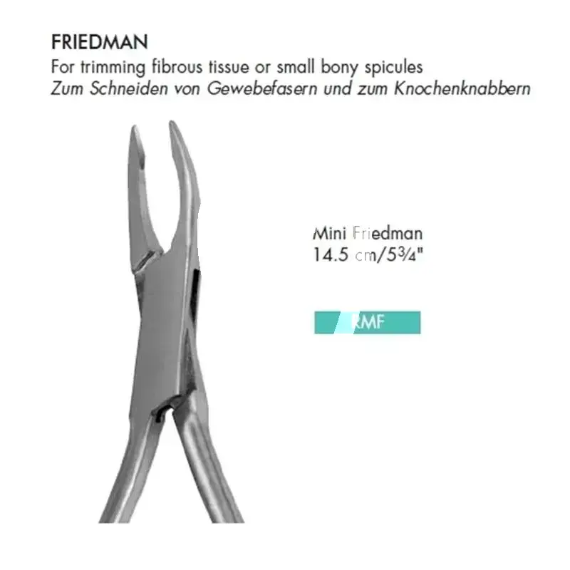 Pinzas gubia friedman mini -rmf- h-f instruments hu friedy