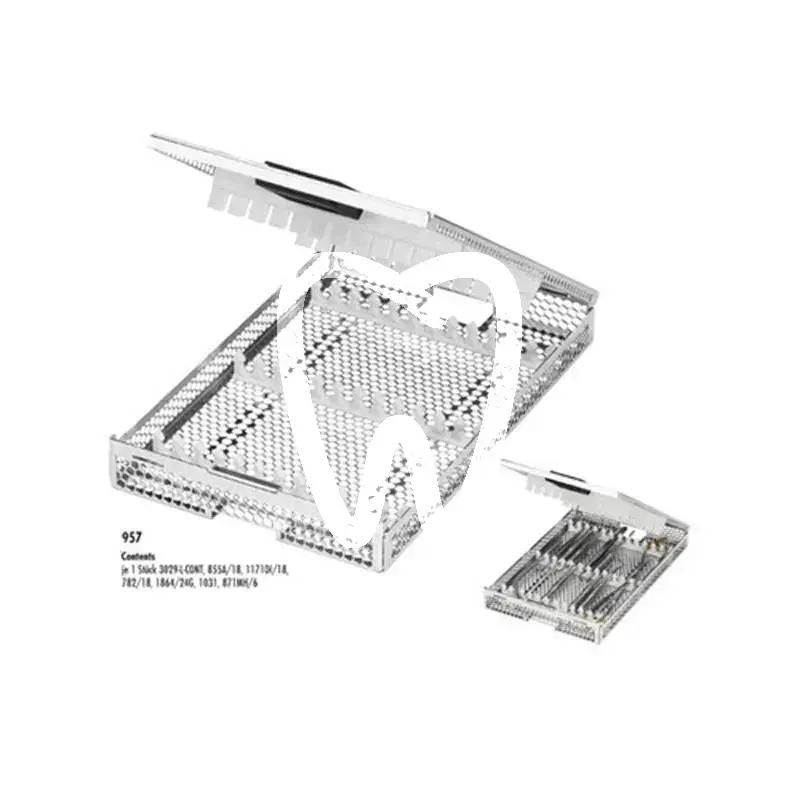 Plateau chirurgie micro pour 3029-l pcs instruments carl martin