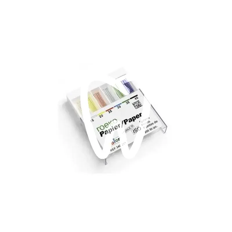 Pointes papier color iso  15 200pcs endodontie roeko