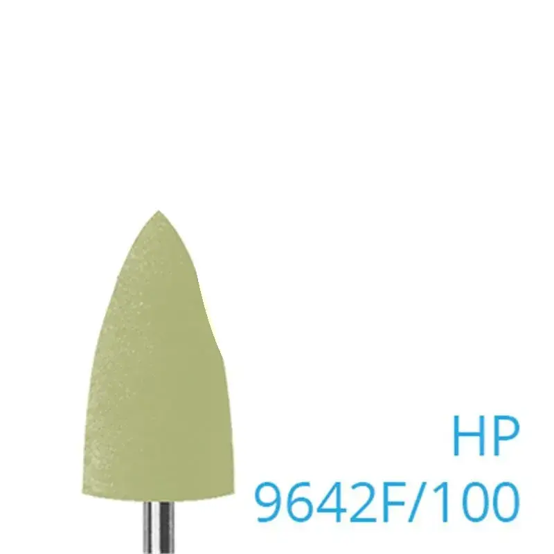 Polijstrubber geel hp 9642f x10st. - 9642f.104.100 matériel de polissage komet