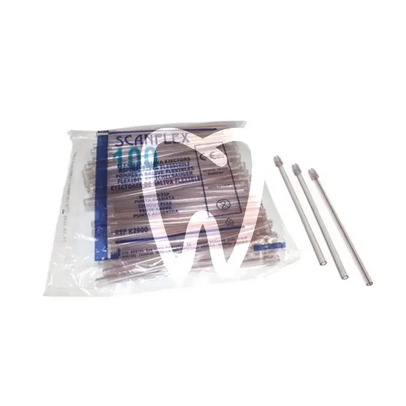 Pompes à salive transparent 15cm, 100pcs usage unique asa dental