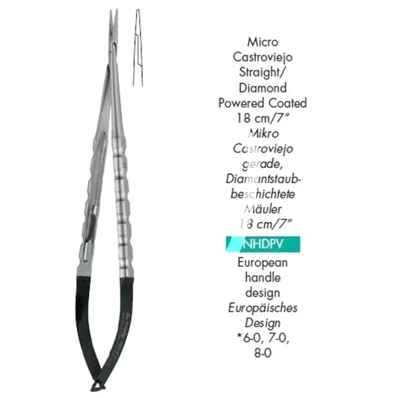 Porte-aiguilles durogrip  mikro 18cm gerade st instruments hu friedy