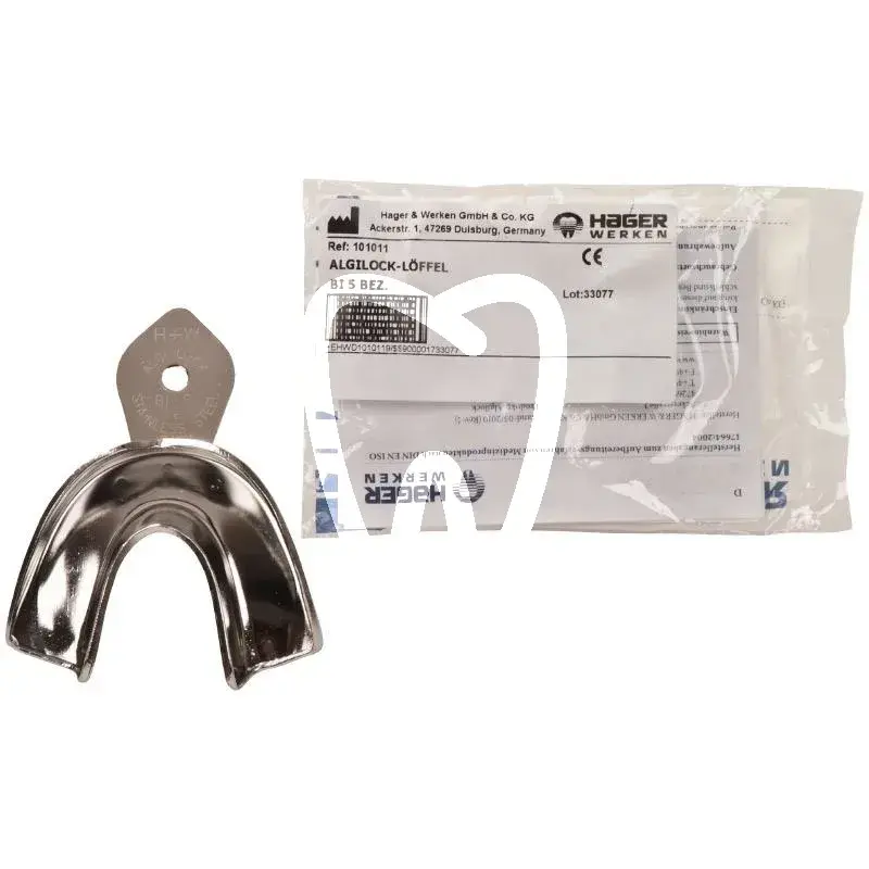 Porte-empreinte algilock bi5 inferieur xxl matériaux d'empreinte hager&werken