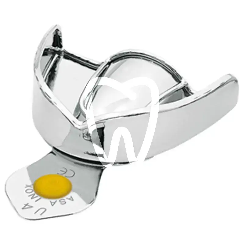 Porte-empreinte non perfore u-4 matériaux d'empreinte asa dental