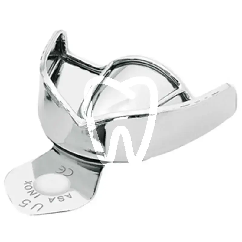 Porte-empreinte non perfore u-5 matériaux d'empreinte asa dental