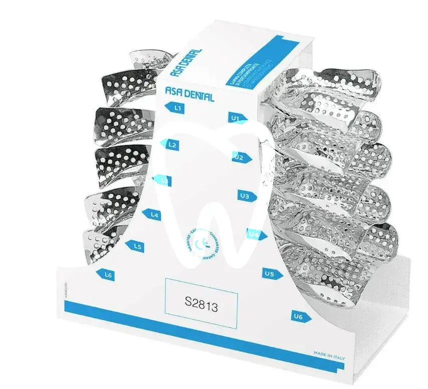 Porte-empreinte perfor. pl. zirkel 11 pcs matériaux d'empreinte asa dental