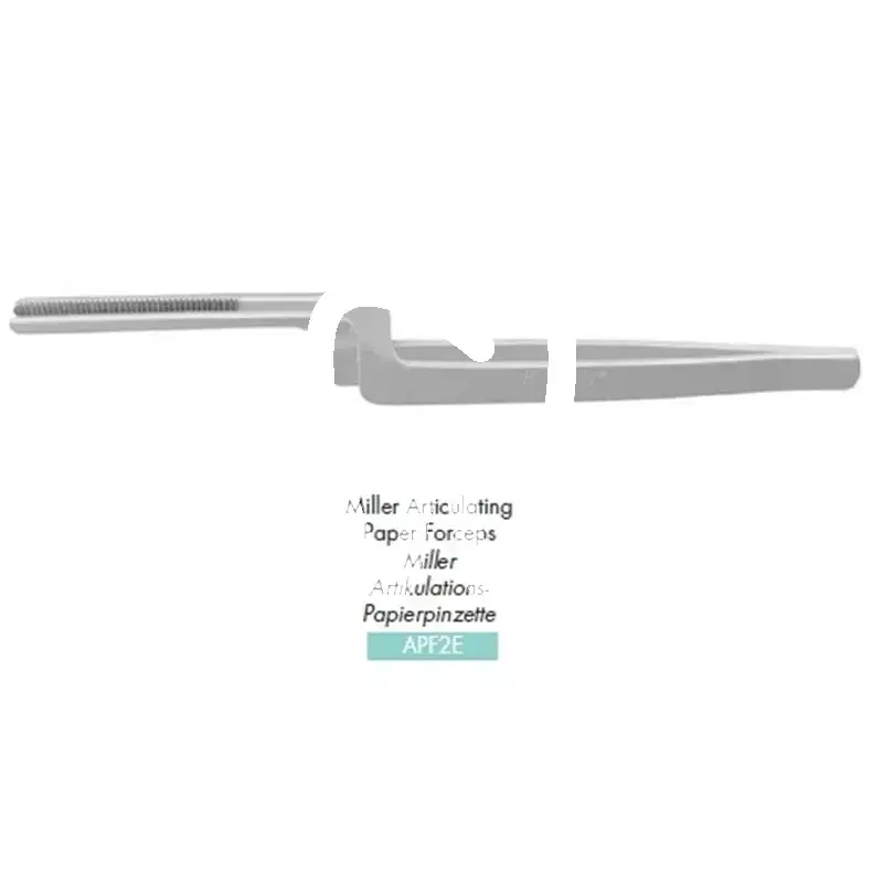Précelle papier articulation mat instruments hu friedy