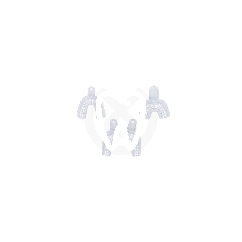 President coltene porte-empreintes – plastique rigide transparent, 12pcs matériaux d'empreinte coltene