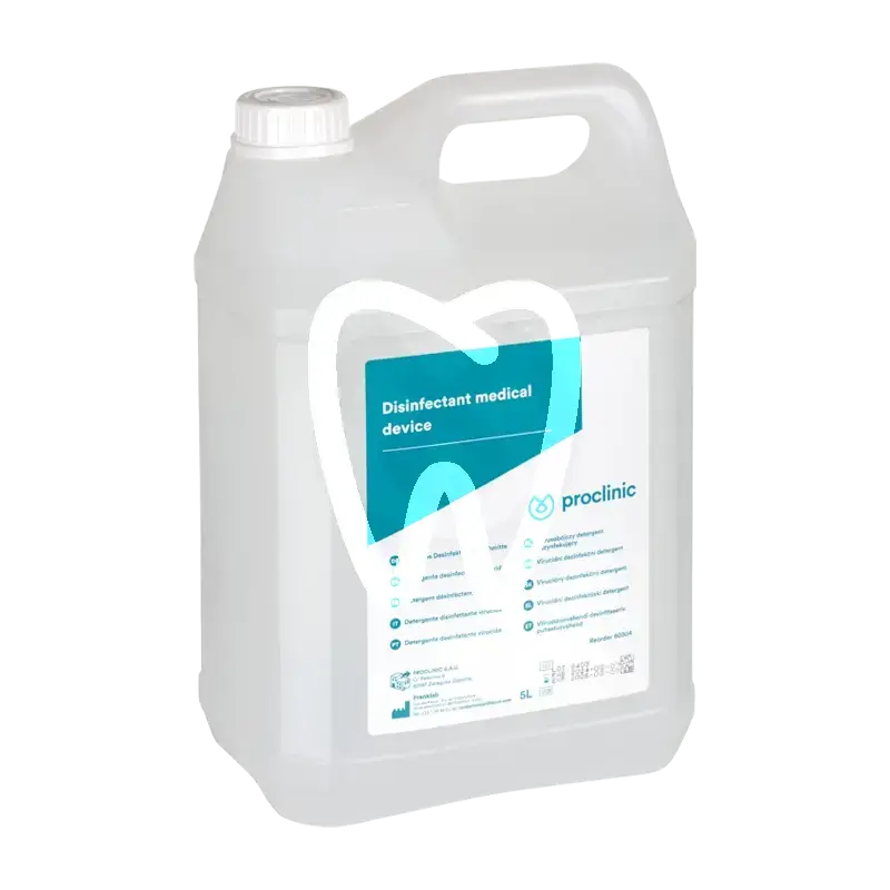 Proclinic désinfectant pour surfaces dentaires, 5 l nettoyage et désinfection proclinic