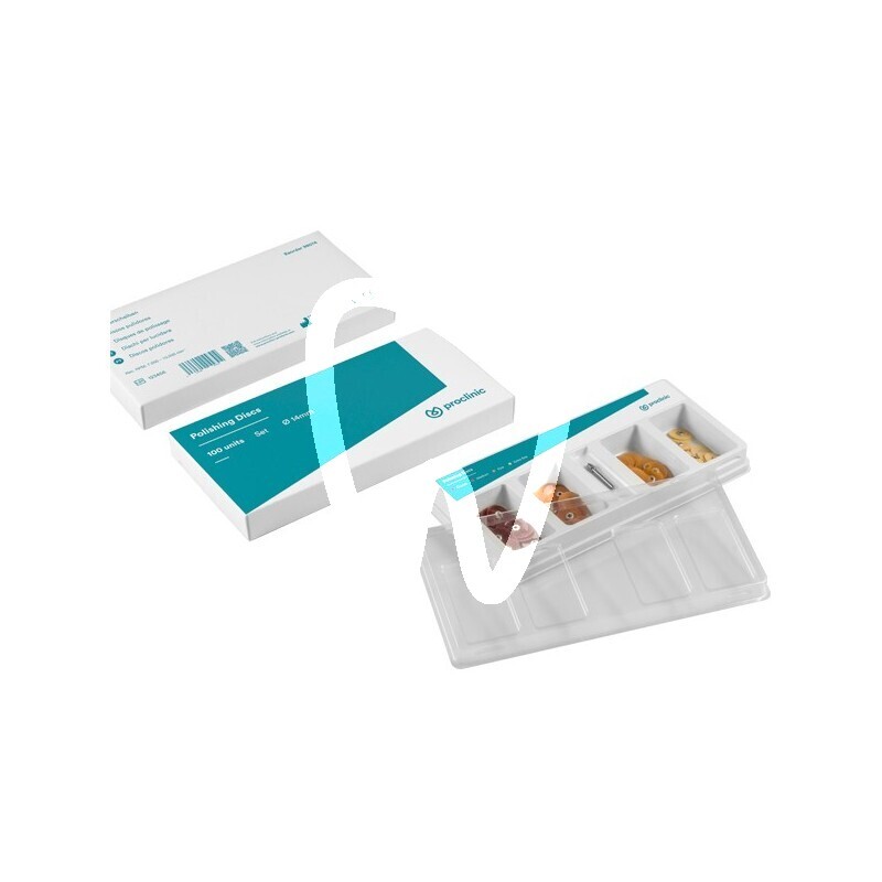 Proclinic disques polissage ø 14mm, 100pcs matériel de polissage proclinic