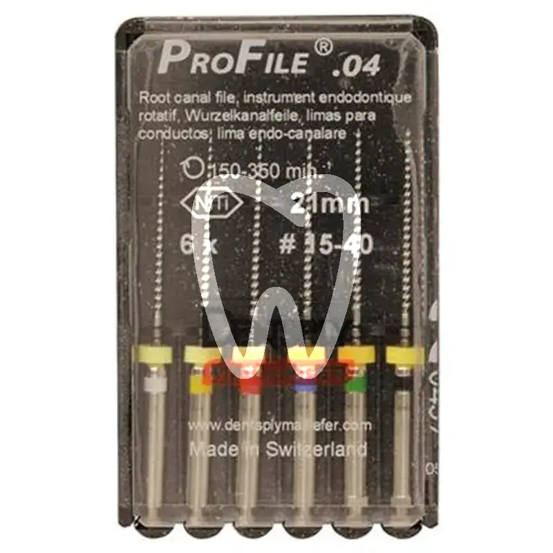 Profile .04 11n 015-040 21mm 6st endodontie dentsply sirona