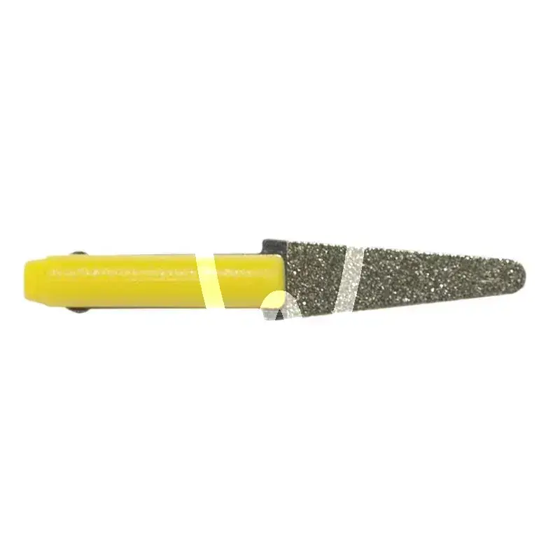 Profin lamineer jaune, court, un côté, 2pcs instruments dentatus