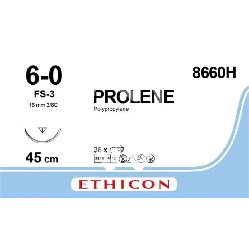 Prolene bleu 6-0/0,7 fs3 45cm 36pcs chirurgie ethicon