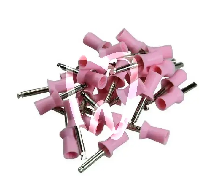 Prophy-cup latch-type 9007 rose, 30pcs matériel de polissage kerrhawe