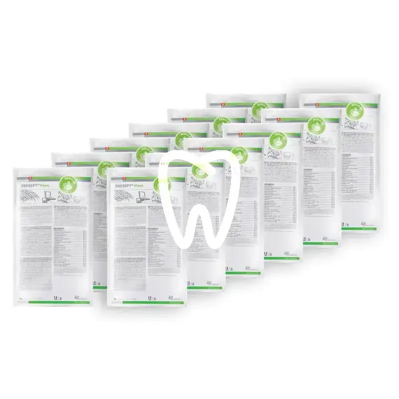 Prosept® wipes – lingettes désinfectantes prêtes à l'emploi, 14,5 × 20 cm, 12 × 120 pcs nettoyage et désinfection occ