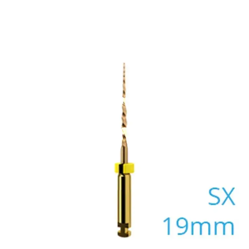 Protaper gold – lime endodontique rotative en niti, sx, 19 mm, ra, 6pcs endodontie dentsply sirona