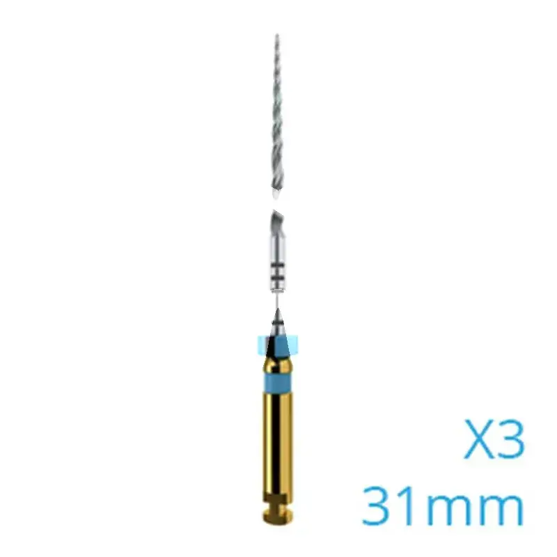 Protaper next limes x3 31mm steril, 6pcs endodontie dentsply sirona