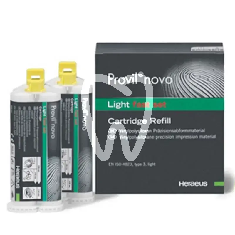 Provil novo light fast cd vert matériaux d'empreinte kulzer