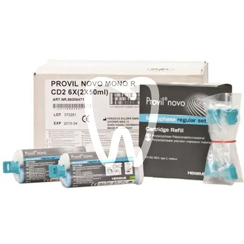 Provil novo mono r cd2, 2x50ml matériaux d'empreinte kulzer