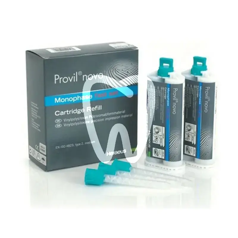 Provil novo monophase fast cd bleu matériaux d'empreinte kulzer