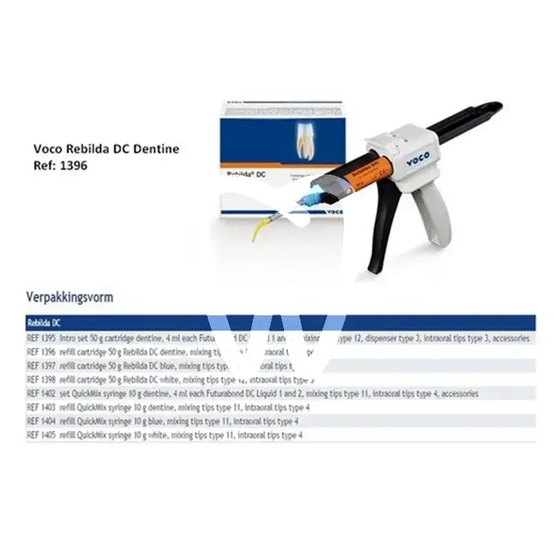 Rebilda dc dentin kartusche 50g komposite & zubehör voco gmbh