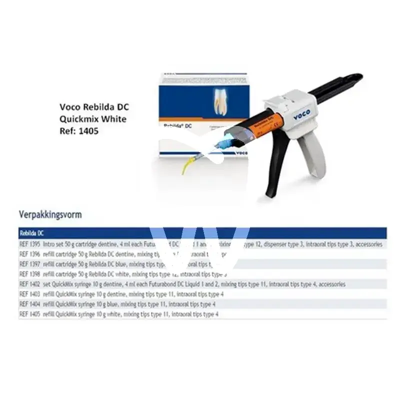 Rebilda dc quickmix blanc 10g ciments voco gmbh
