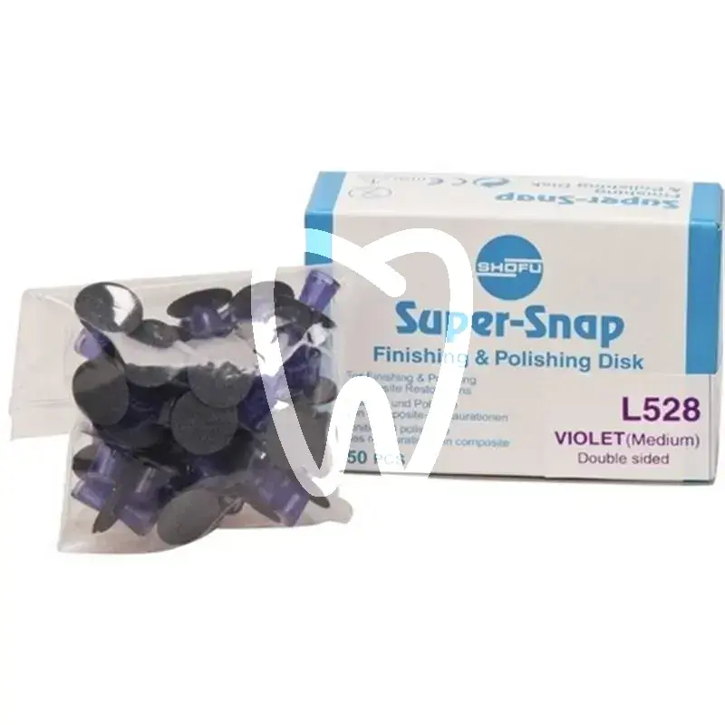 Recharge super-snap disques double face matériel de polissage shofu