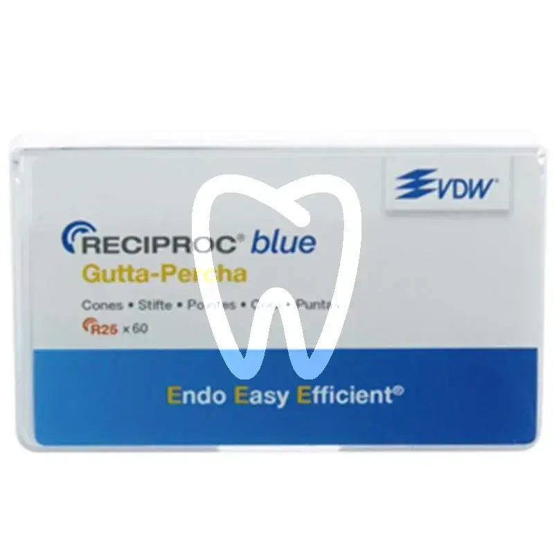 Reciproc blue pointes de gutta-percha l28 mm, 60 pcs endodontie vdw gmbh