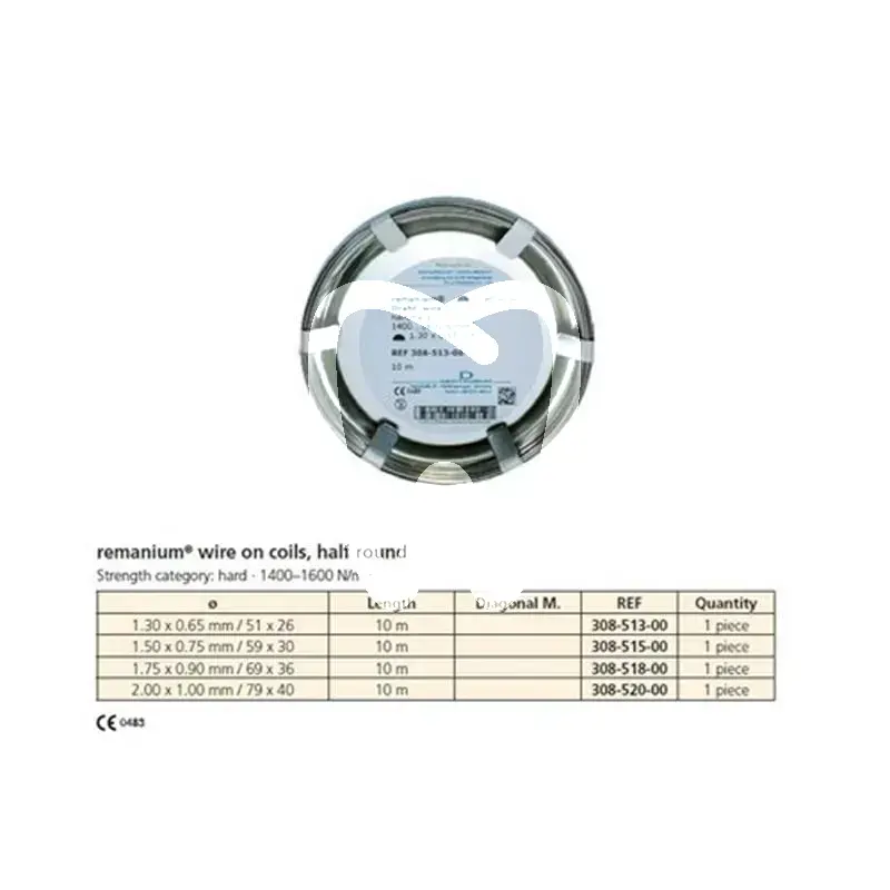 Remanium draht hart 1,3x0,65mm rl instruments dentaurum