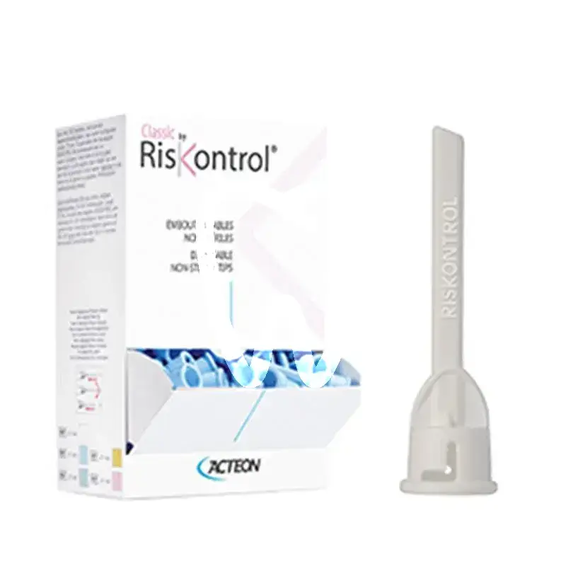Riskontrol nv classic canules blanches, 250pcs cabinet acteon