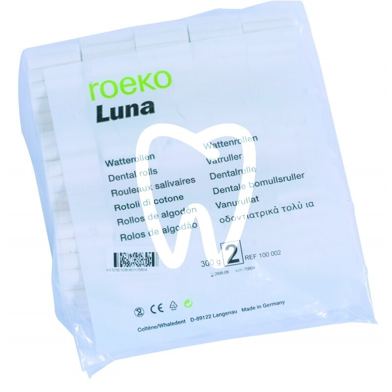 Roeko luna – rouleaux de coton salivaires absorbants, 300 g usage unique roeko