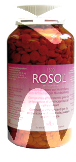 Rosol rose comprimés effervescents sans fluor, 1500pcs prévention wild