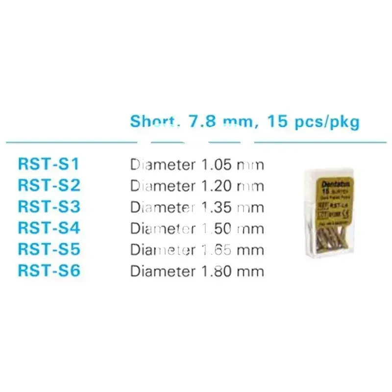Screw post dore rst court nº1 tenons et pivots dentatus