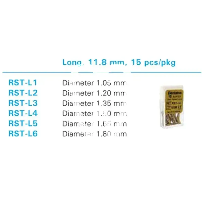 Screw post dore rst long nº1 ø 1,05 mm tenons et pivots dentatus