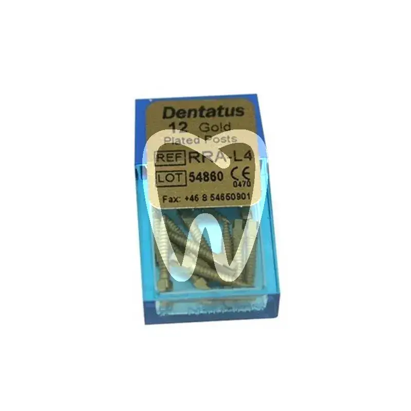 Screw post dore rst long nº4 ø 1,50 mm tenons et pivots dentatus