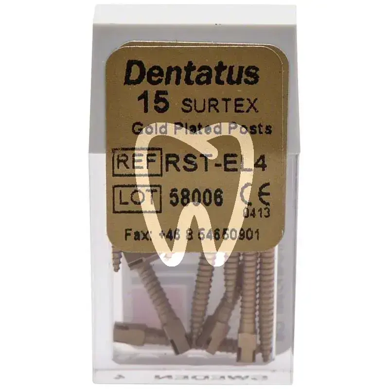Screw post dore rst xlong nº4 ø 1,50 mm tenons et pivots dentatus