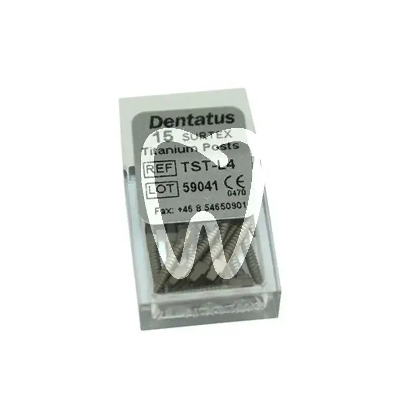 Screw post titane grand nº4 tenons et pivots dentatus