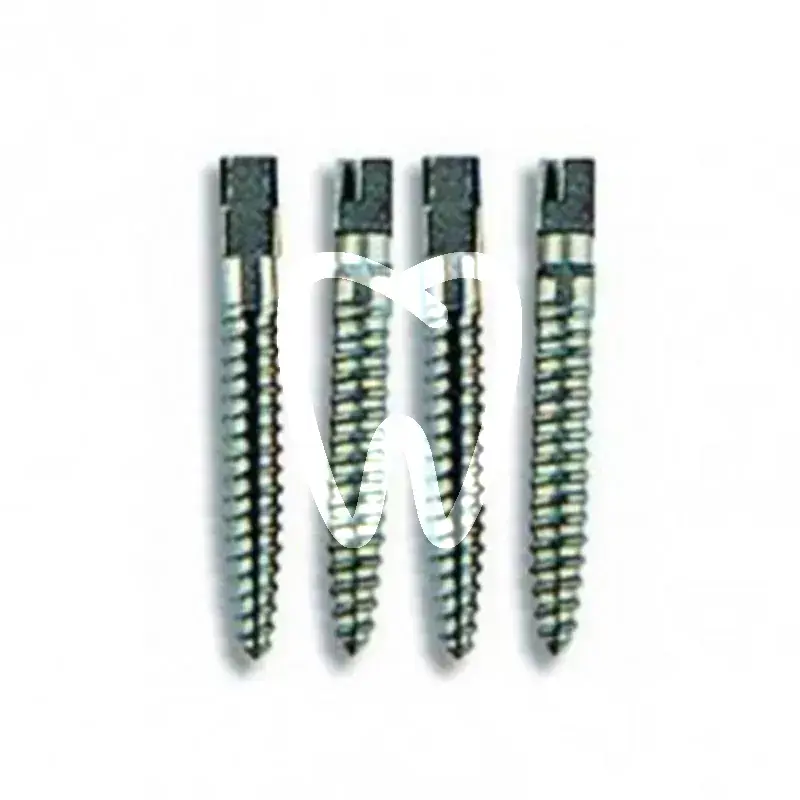 Screw post titane x-long nº6 tenons et pivots dentatus