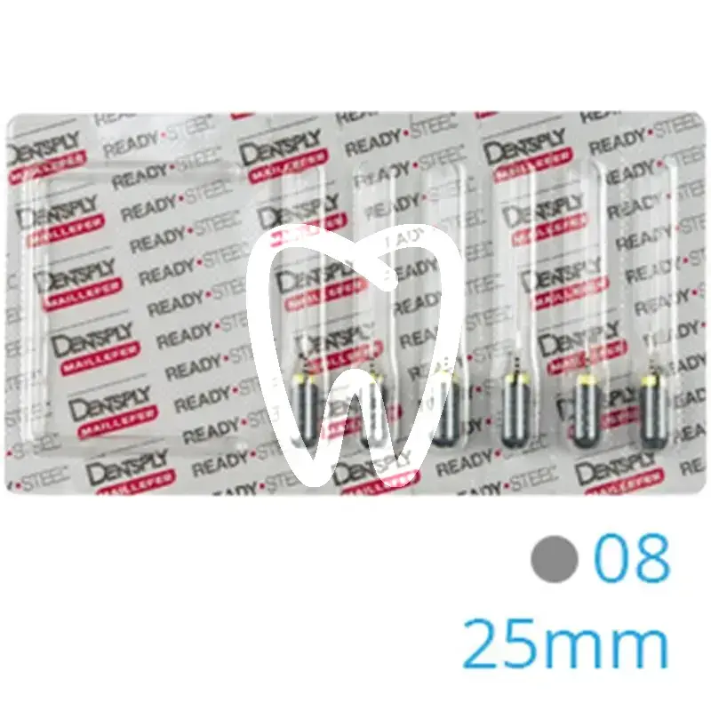 Senseus flexofile 008  25mm 6pcs endodontie dentsply sirona