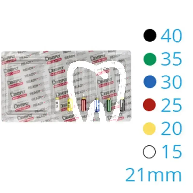 Senseus flexofile 015-040 21mm 6pcs endodontie dentsply sirona