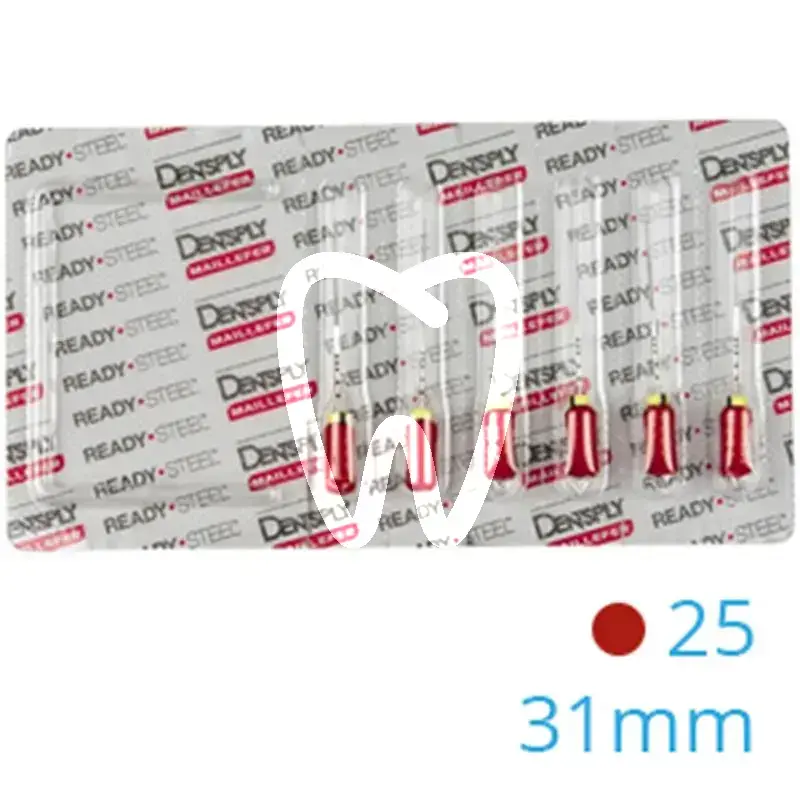 Senseus flexofile 025  31mm 6pcs endodontie dentsply sirona