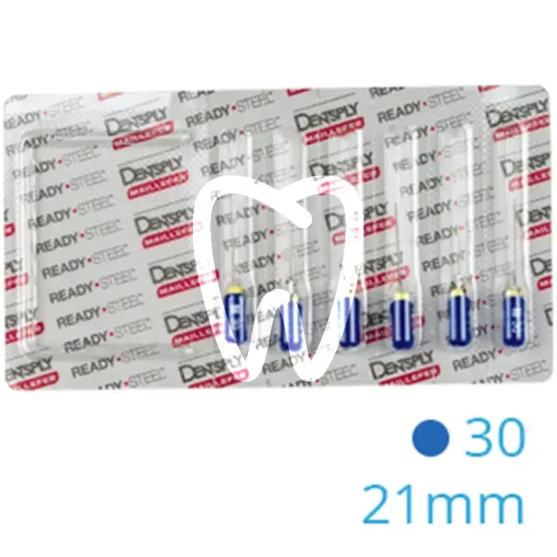 Senseus flexofile 030  21mm 6pcs endodontie dentsply sirona