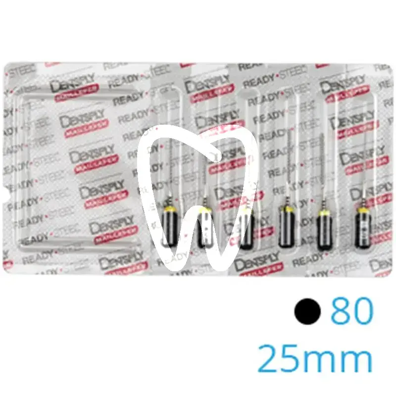 Senseus flexofile 080  25mm 6pcs endodontie dentsply sirona