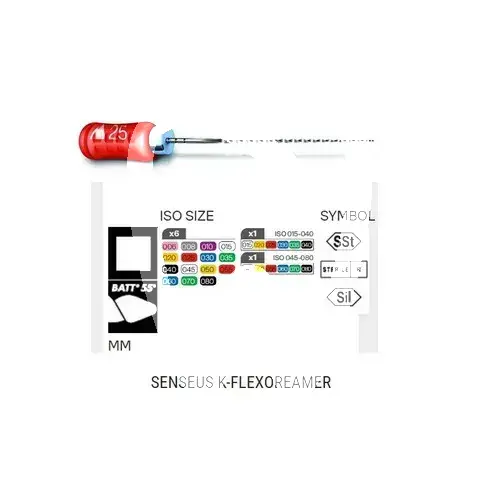 Senseus flexoreamer 008  25mm 6st endodontie dentsply sirona
