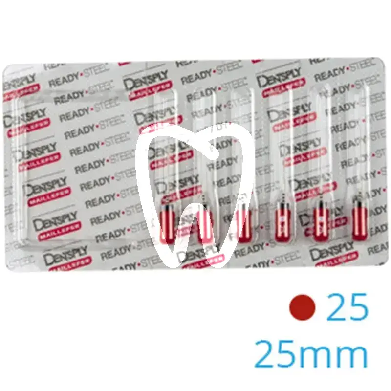 Senseus hedström  025  25mm, 6pcs endodontie dentsply sirona