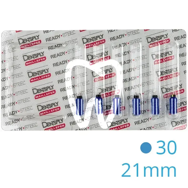 Senseus hedström  030  21mm, 6pcs endodontie dentsply sirona
